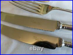 49 Piece Silver Plate Mappin & Webb Rat Tail Cutlery Canteen Set