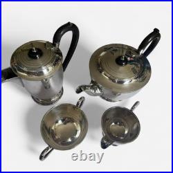 4-Piece Regent Plate Garrard & Co, Regent St, London Vintage Tea Set