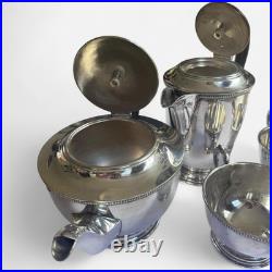 4-Piece Regent Plate Garrard & Co, Regent St, London Vintage Tea Set