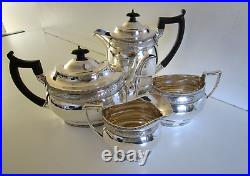 4 Piece Silver Plated Tea Set, Whytock & Sons Dundee, Circa 1910