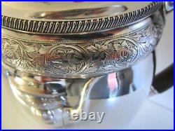 4 Piece Silver Plated Tea Set, Whytock & Sons Dundee, Circa 1910