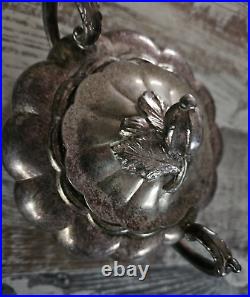 4 pc. Community Melon Silver-plate Tea & Coffee Set With Creamer and Sugar