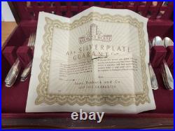 51 Piece Harmony House AA+ Serenade Silver Plate Flatware Set and Box