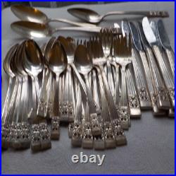 51 pieces Oneida Community Silver plate 1936 Coronation Flatware