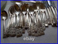 51 pieces Oneida Community Silver plate 1936 Coronation Flatware