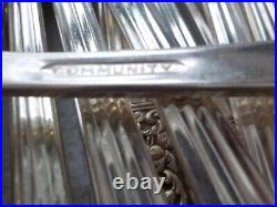 51 pieces Oneida Community Silver plate 1936 Coronation Flatware