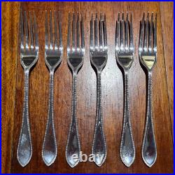 52 piece Mappin and Webb Fine Bead silver plate cutlery set canteen