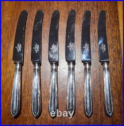 52 piece Mappin and Webb Fine Bead silver plate cutlery set canteen