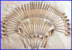 56 Piece Oneida Community Hampton Court / Coronation Silver Plated Cutlery Set