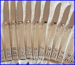 56 Piece Oneida Community Hampton Court / Coronation Silver Plated Cutlery Set