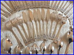 56 Piece Oneida Community Hampton Court / Coronation Silver Plated Cutlery Set