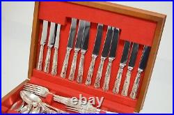 56 piece EPNS A1 Sheffield CUTLERY SET, in the Kings pattern