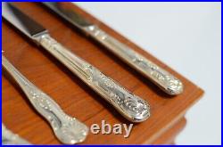56 piece EPNS A1 Sheffield CUTLERY SET, in the Kings pattern