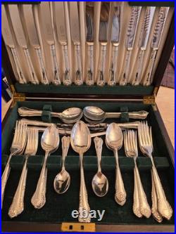58-Piece Canteen of cutlery, Kings design by George butler