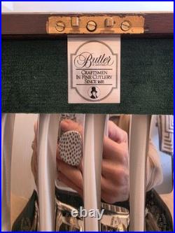 58-Piece Canteen of cutlery, Kings design by George butler