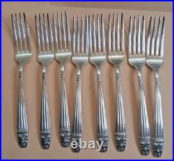58 Piece Harmony House AA+ Silver Plate Flatware Set and Box