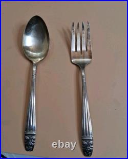 58 Piece Harmony House AA+ Silver Plate Flatware Set and Box
