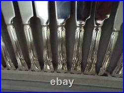 58 Piece Set Silver Plated Canteen of Cutlery Viners Durbarry Classic Pattern
