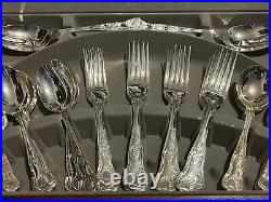 58-Piece Silver Plated Viners Cutlery Set