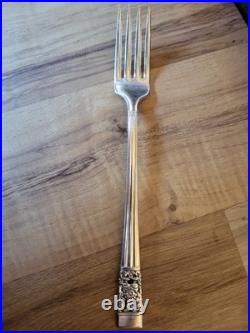 58 Piece Vintage Oneida Community Silver Plate Coronation Silverware Set In Case