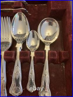 59 Piece Silver Service Cutlery Set John Richardson, Sheffield