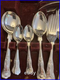 59 Piece Silver Service Cutlery Set John Richardson, Sheffield