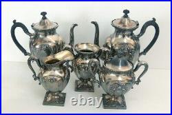 5 Piece Silver Plate Tea and Coffee set Victorian good condition