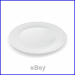 600 x Piece High Quality Disposable Set of Plates with Silver Rims & Cutlery