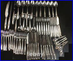 61 Piece Elkington Silver Place Cutlery Set 6 Place Setting Westminster Pattern