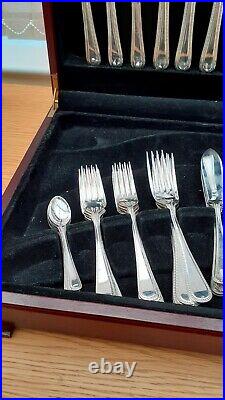 62 Piece Silver Plated George Butler / James Ryals Collection Canteen Of Cutlery
