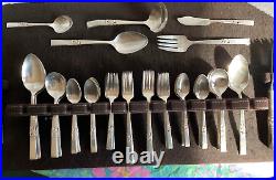 65 Piece Morning Star Community Oneida Silver plate Flatware (10 dinner forks)