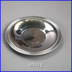 67 Piece Antique French Porcelain & Silver Plate Demitasse Set 1920