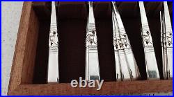 67 Piece Vintage Cutlery Set Community Oneida 1948 Morning Star
