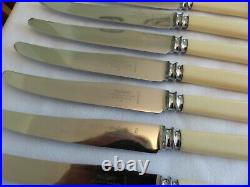 71 Piece Mappin & Webb Silver Plate Old English Cutlery Canteen Set