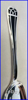 72 Piece Christofle Talisman Silver Plate & Lacquer Flatware Set