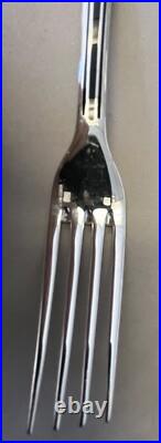 72 Piece Christofle Talisman Silver Plate & Lacquer Flatware Set