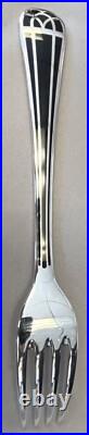 72 Piece Christofle Talisman Silver Plate & Lacquer Flatware Set