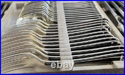 72 Piece Christofle Talisman Silver Plate & Lacquer Flatware Set