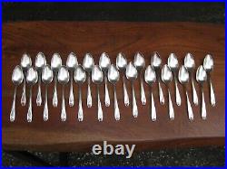 77 Piece Set Silver Plate Flatware DAFFODIL 1847 Rogers Brothers Serving Pieces