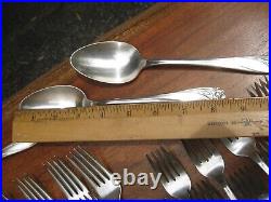 77 Piece Set Silver Plate Flatware DAFFODIL 1847 Rogers Brothers Serving Pieces