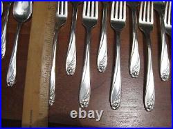 77 Piece Set Silver Plate Flatware DAFFODIL 1847 Rogers Brothers Serving Pieces