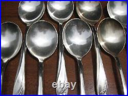 77 Piece Set Silver Plate Flatware DAFFODIL 1847 Rogers Brothers Serving Pieces