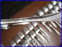 77 Piece Set Silver Plate Flatware DAFFODIL 1847 Rogers Brothers Serving Pieces