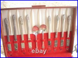 78 PIECE CROWN SILVER PLATE RADIANCE FLATWARE SERVICE FOR 8 With 12 SERVING PCS