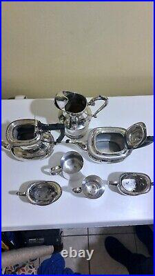 7 Pieces Mattin Web Silver Plated