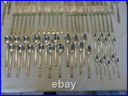 82 Piece Community Silver Plate Hampton Court Cutlery Set Canteen