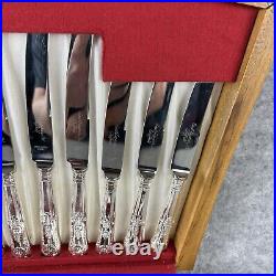 82 Piece Silver Plated Cutlery Set Boxed Sheffield EPNS A1 Kings Pattern Design