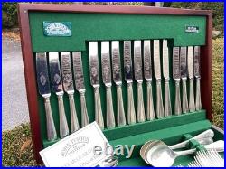82 piece 8 setting Silver plated cutlery canteen by JOHN TURTON Sheffield