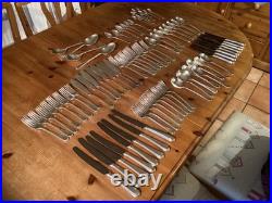82 piece 8 setting Silver plated cutlery canteen by JOHN TURTON Sheffield
