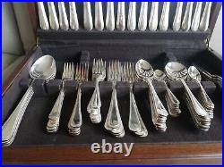 84 Piece Vintage Cutlery Set By Gee & Holmes, Sheffield Silver Plated Epns A1